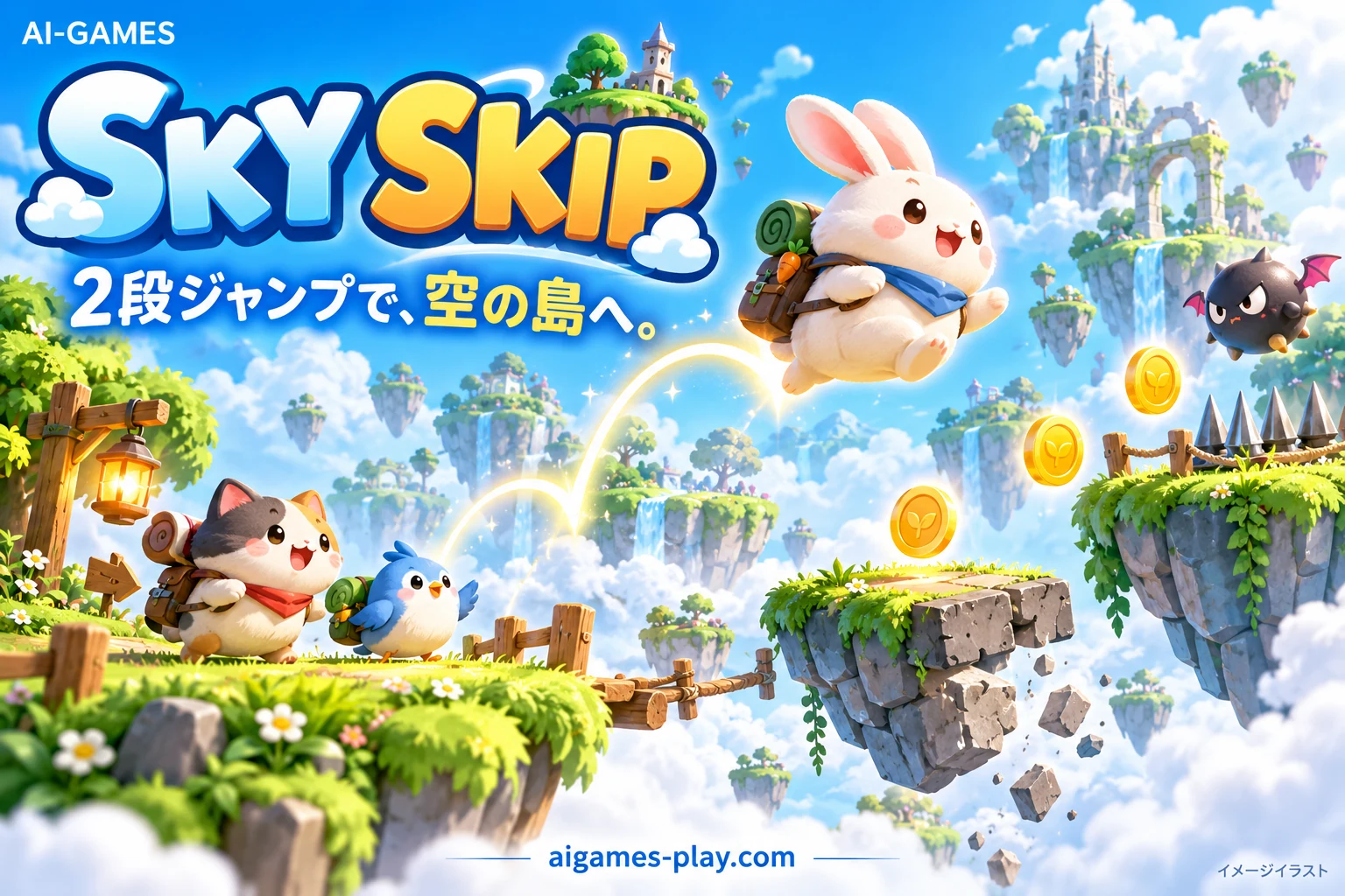 SKY SKIPの紹介イラスト